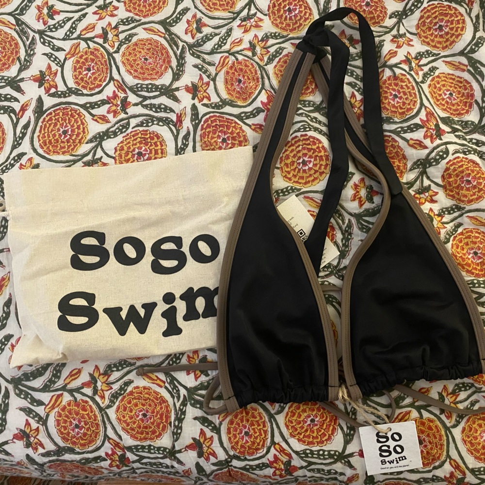SoSo Swim Mulit-tie Bikini Top - Size XXL